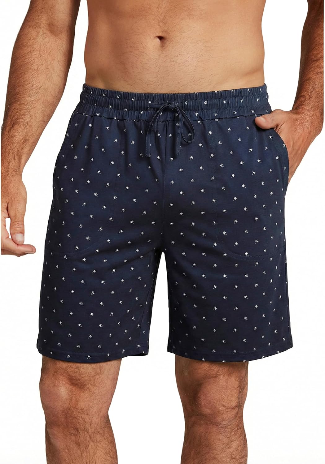 Thumbnail 6 de Demegimi Short Pyjama Homme en Coton – Pantalon Court à Poches, Élastique Ajustable