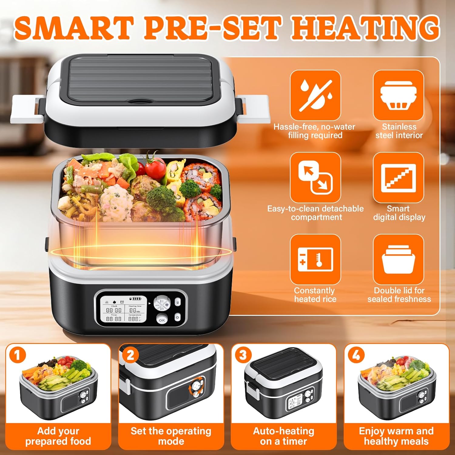 Thumbnail 5 de RWSRW Lunch box elettrico 1,5 l 100W