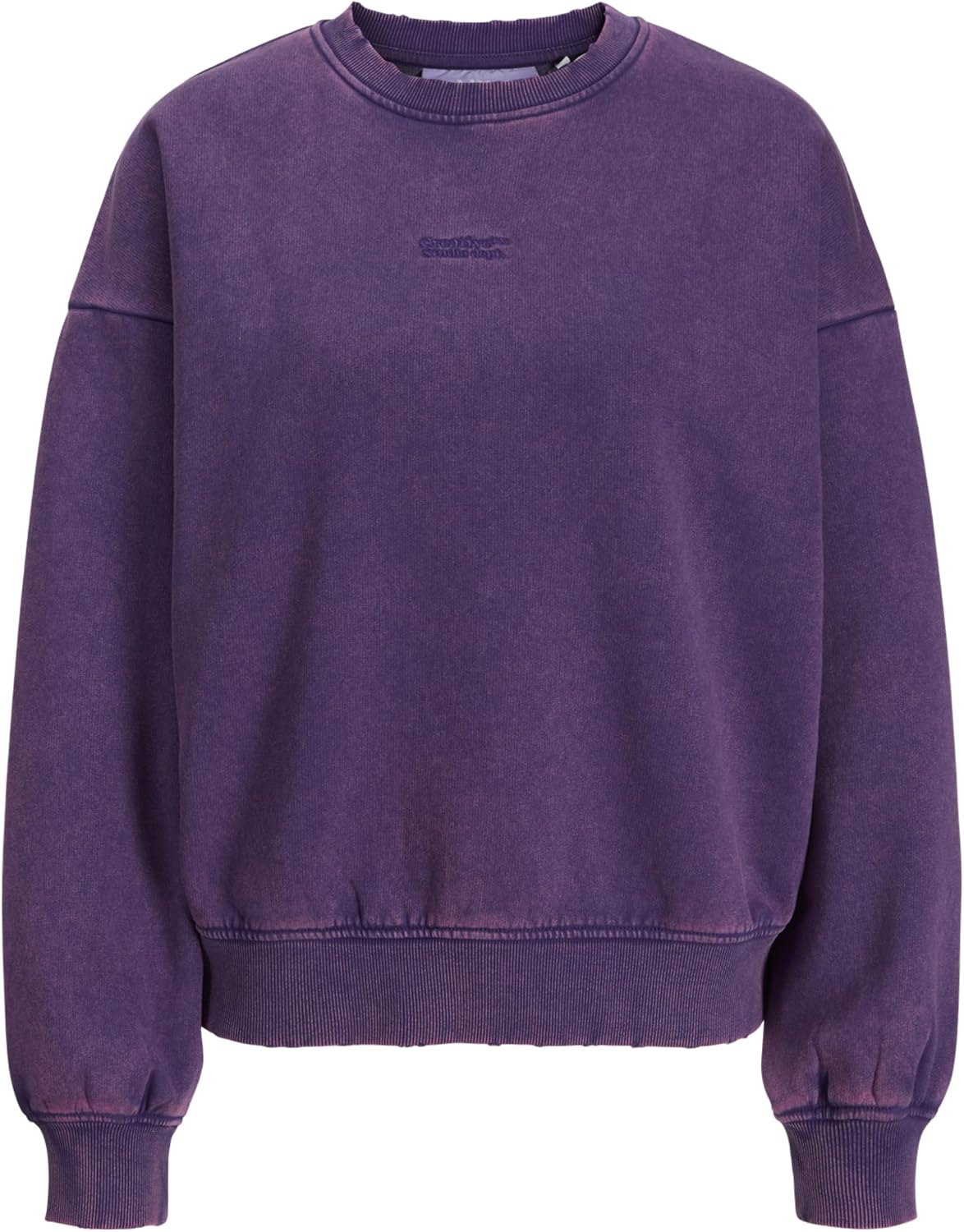 Detalle de JACK & JONES Damen Jxlippa Loose Sweatshirt – Lockerer Stil mit Rundhalsausschnitt (1er Pack)