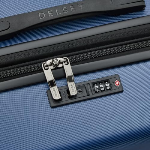 Detalle de DELSEY Paris Airship 2.0 – Set de 3 valises rigides bleu clair