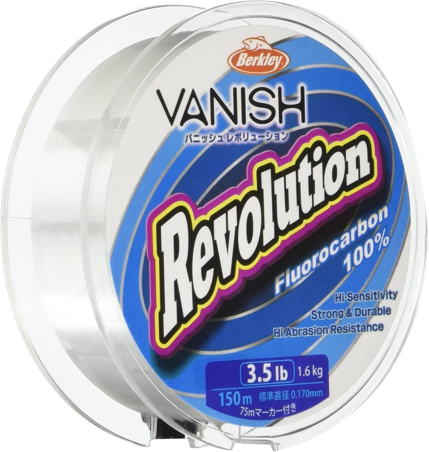 Detalle de Berkley 1302596 VANISH REVOLUTION フロロカーボンライン 0.6号・2lb 透明