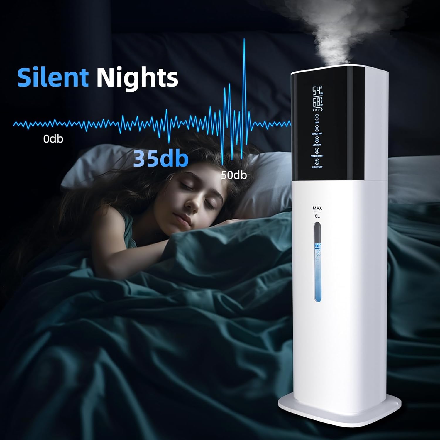 Thumbnail 5 de 2.11Gal Ultrasonic Humidifier