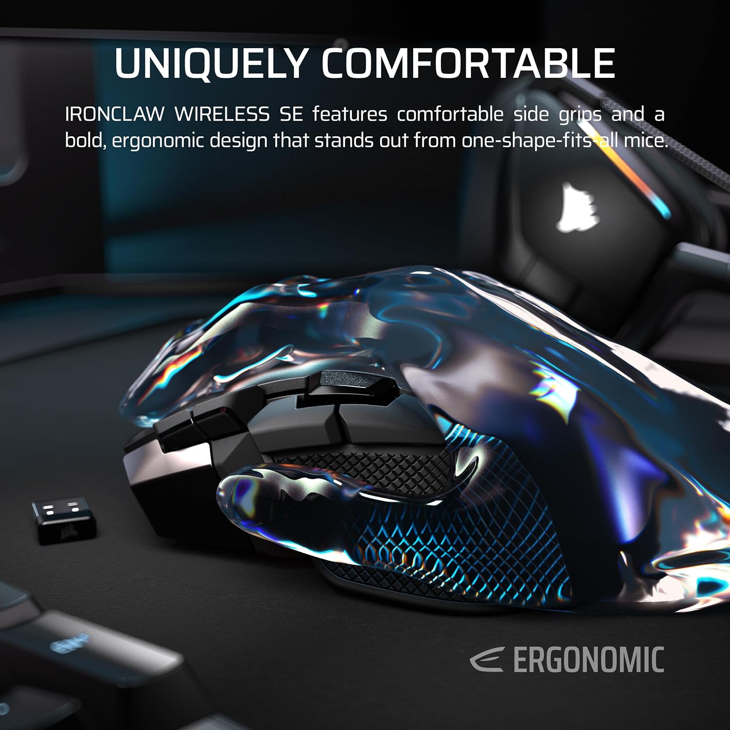 Detalle de CORSAIR Wireless Gaming Mouse IRONCLAW