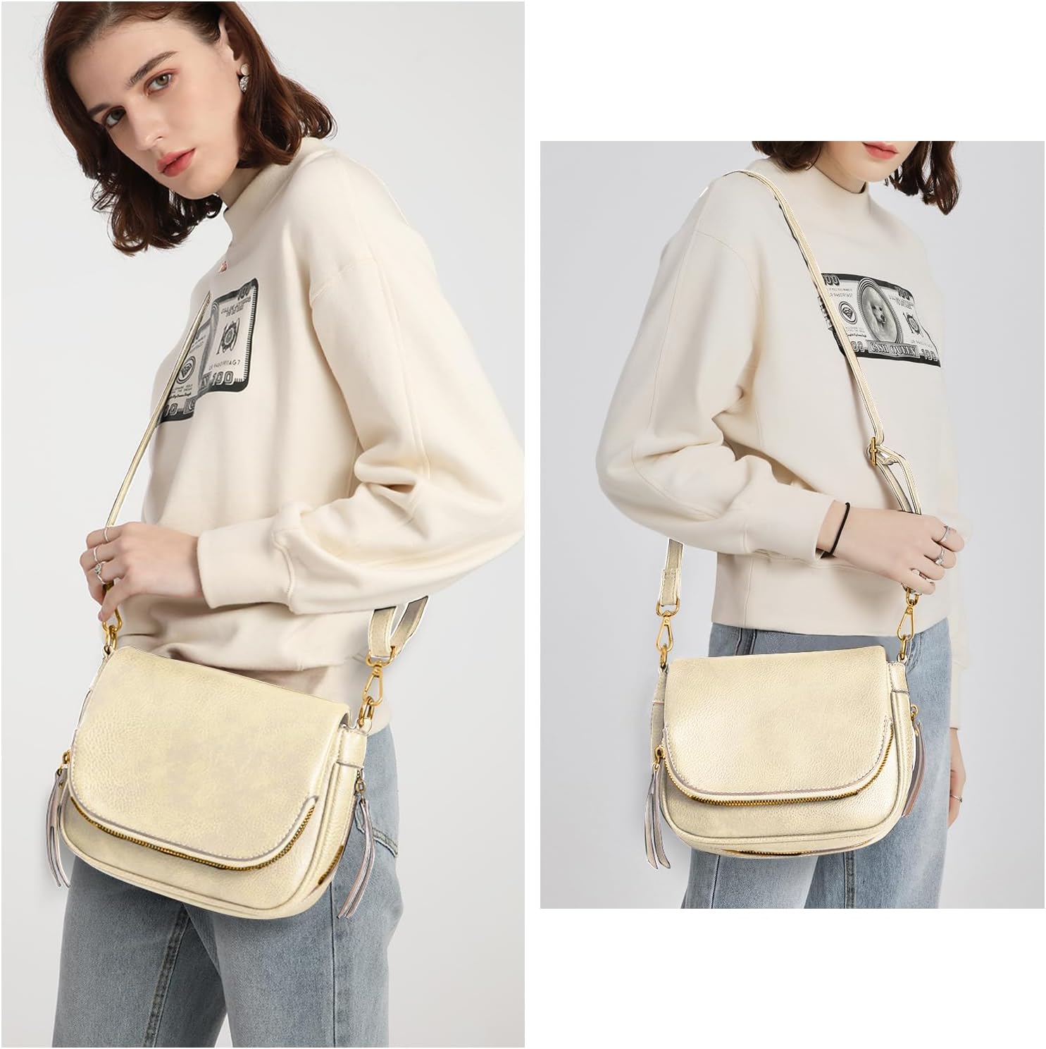 Detalle de GLITZALL Bolsas de hombro pequeño 27,5 cm