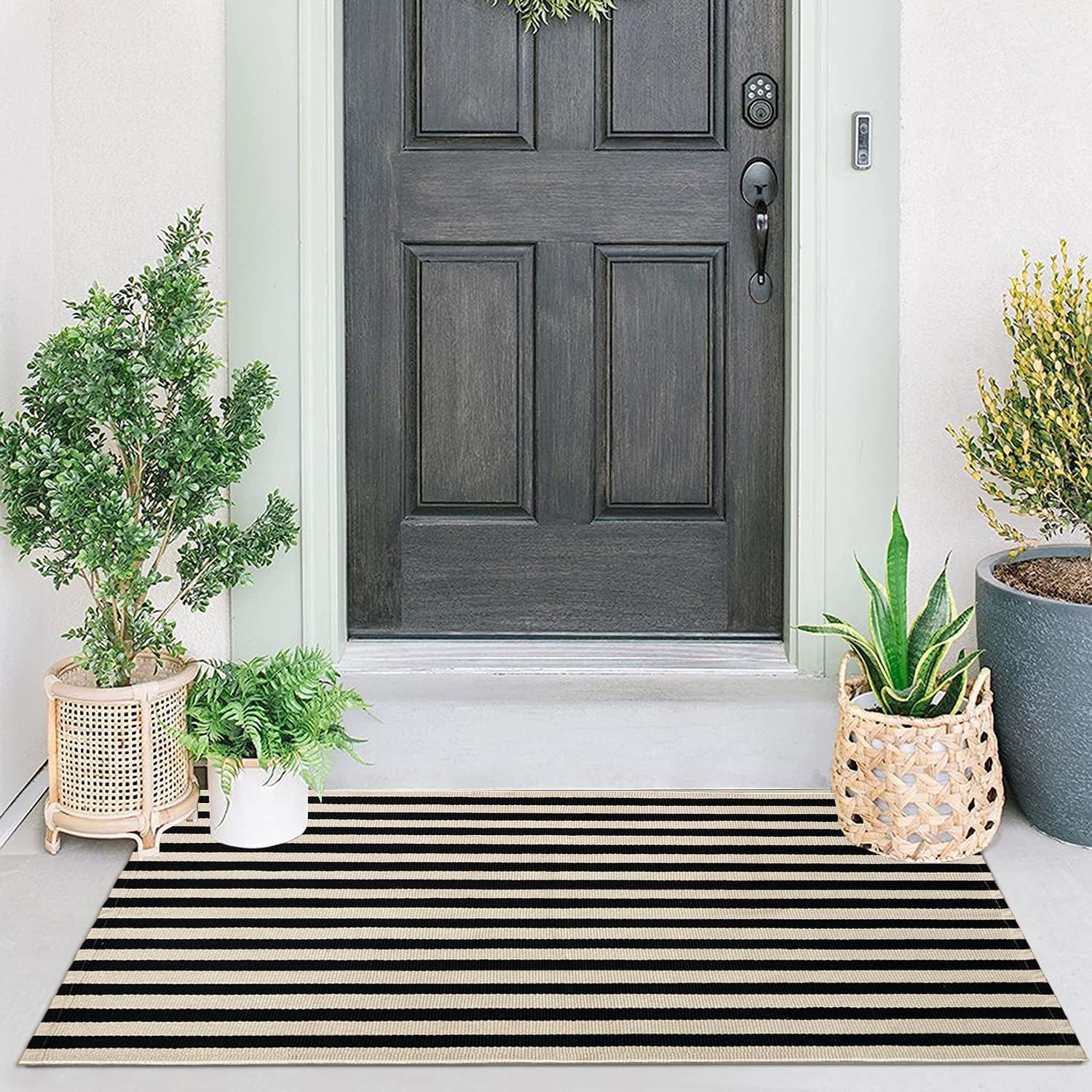 Detalle de Kxyhug outdoor door mat cotton blend
