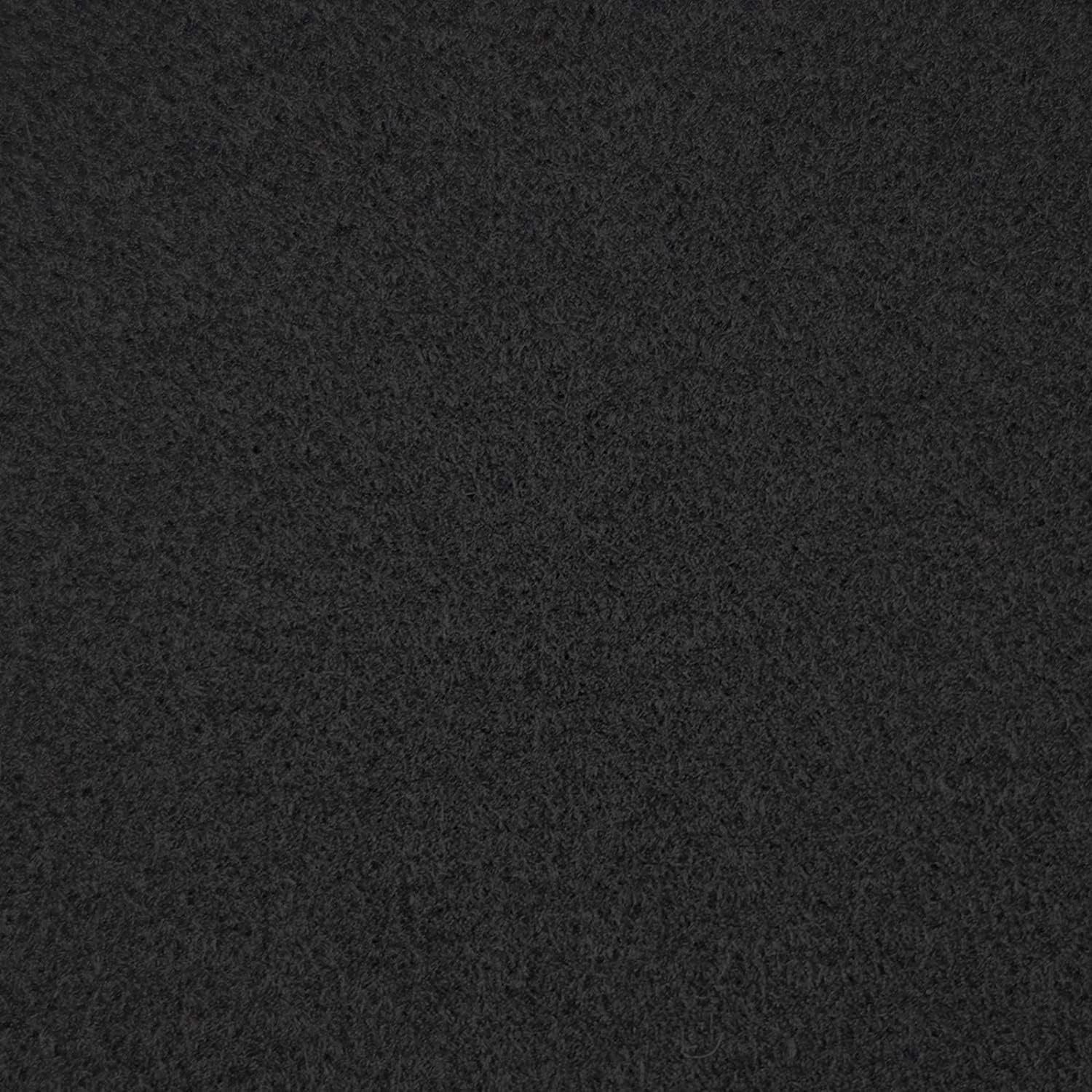 Detalle de KARAT Filzstoff – Bastelfilz, Bespannstoff Kfz Filzstoff, 200 x 150 cm, Schwarz
