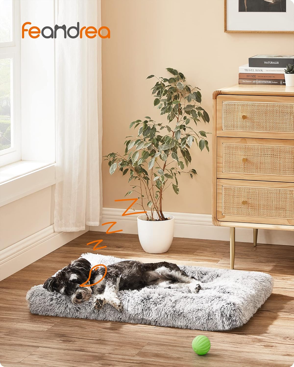 Detalle 2 de Feandrea PGW201G01 80 x 50 cm Panier pour chien