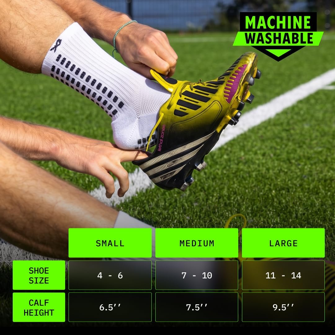 Thumbnail 4 de Lux Dual Grip Socks soccer grip 360