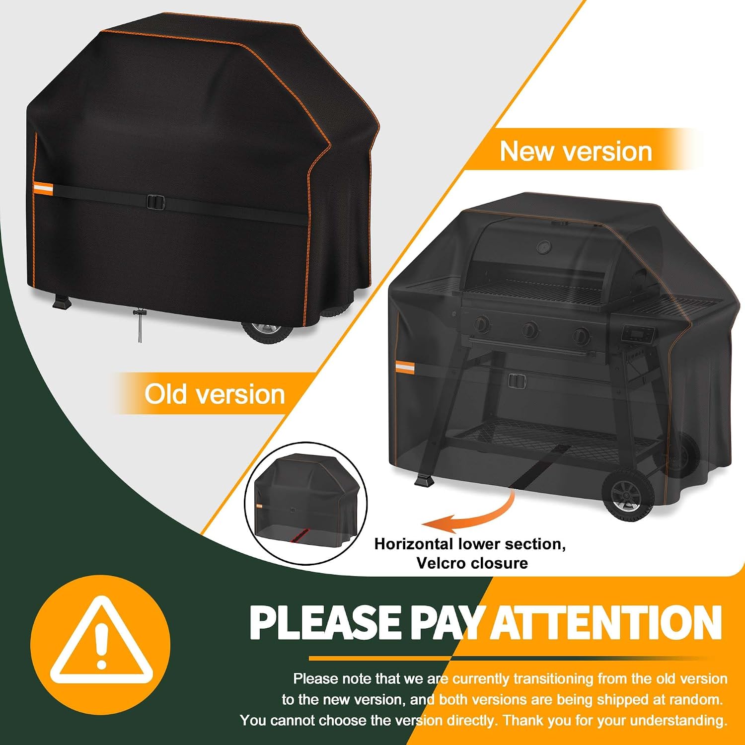 Thumbnail 6 de Enzeno BBQ Cover Waterproof, 145x61x120cm – Durable Oxford Shield for Outdoor Grills