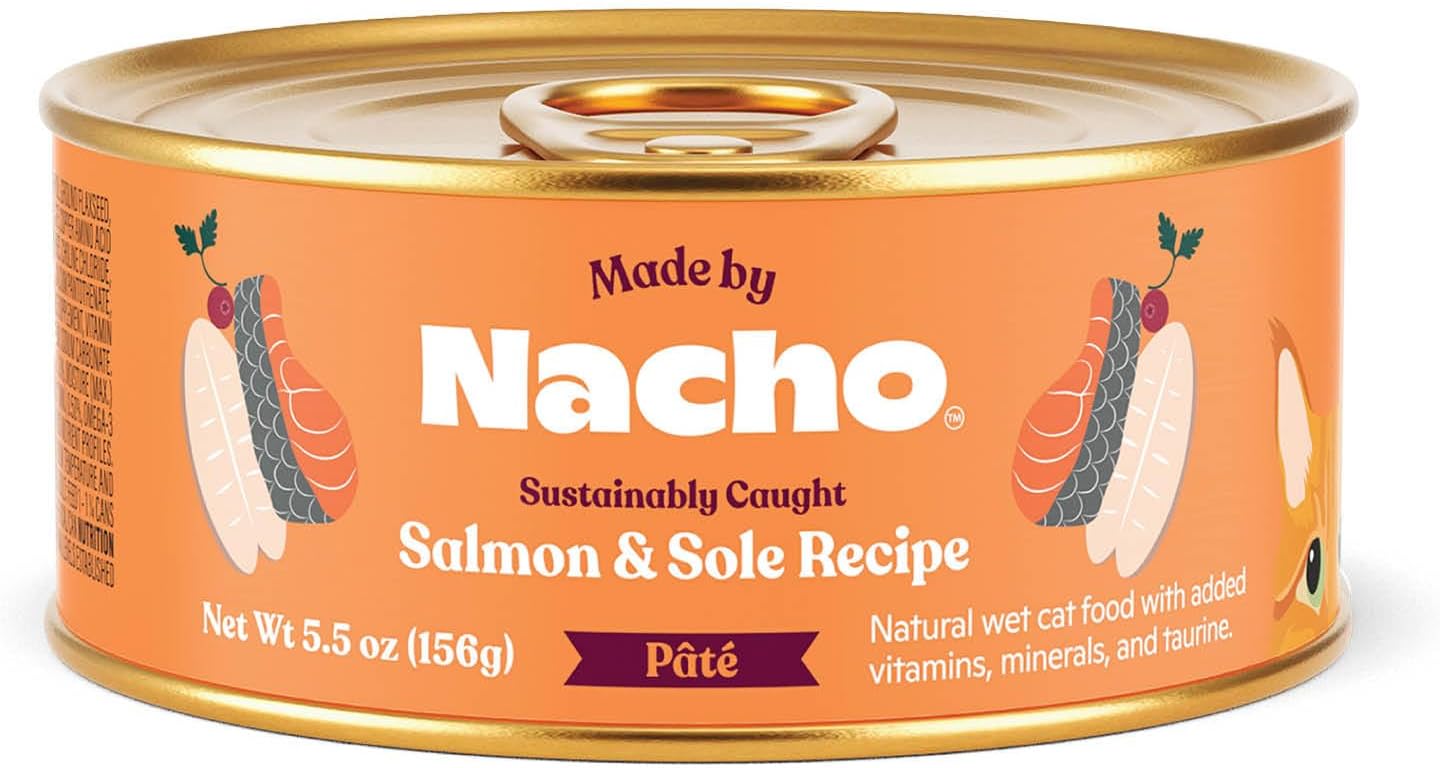 Detalle de Made by Nacho Wet Cat Food, Salmon & Sole