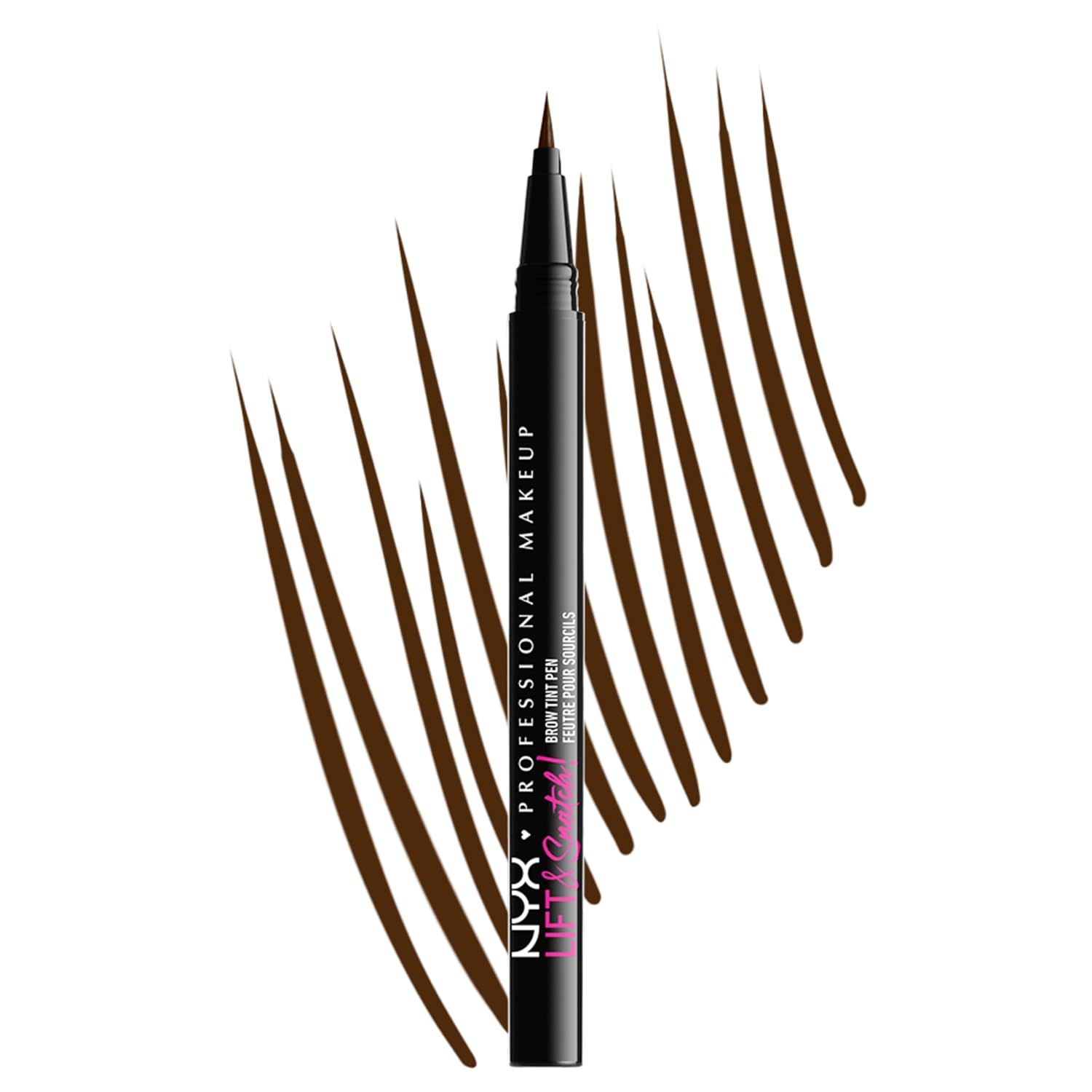 Detalle 1 de NYX Professional Makeup Lift n Snatch Brow Tint Pen Augenbrauenstift in Ash Brown