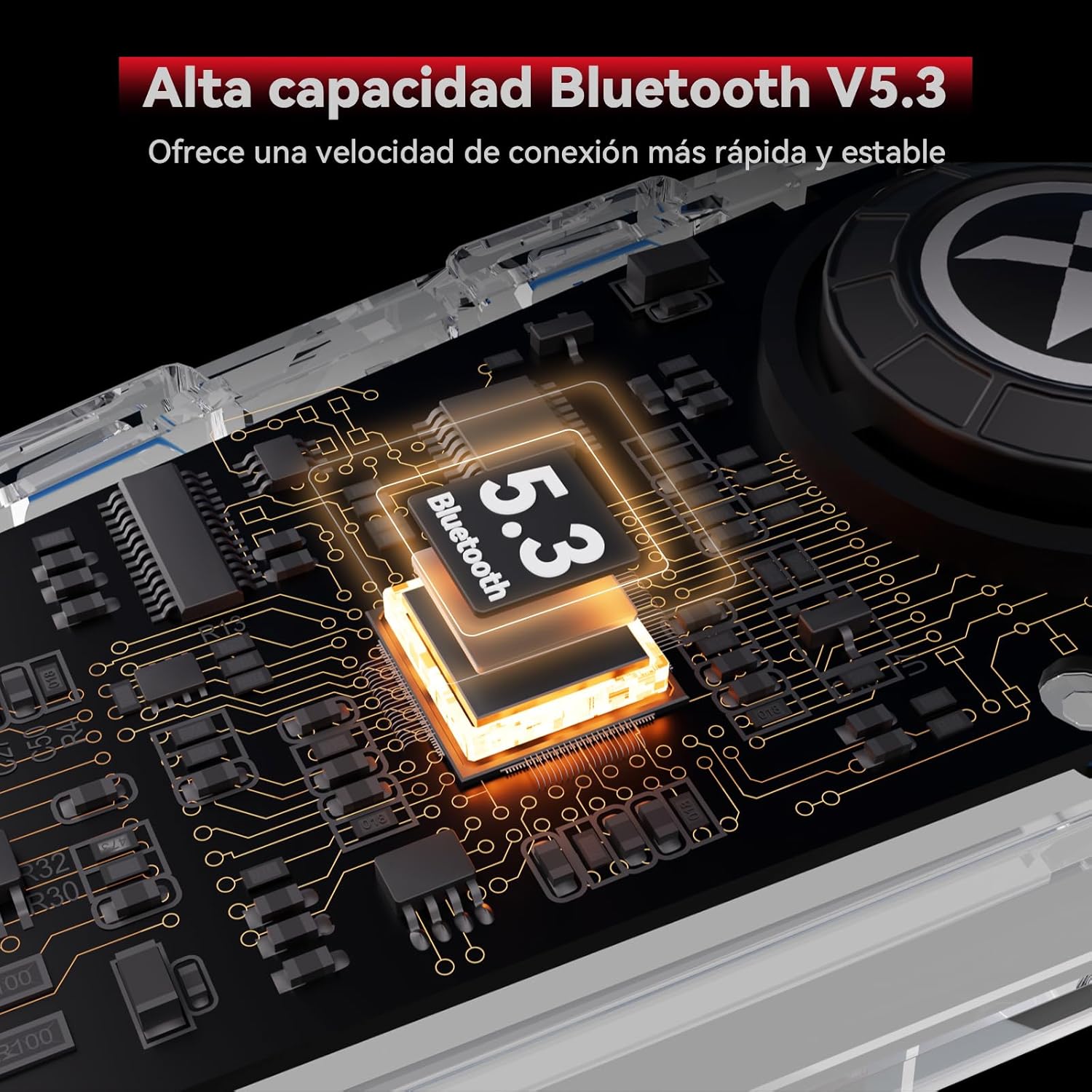 Detalle 2 de XGP X1 Auriculares casco moto Bluetooth V5.3 60 h
