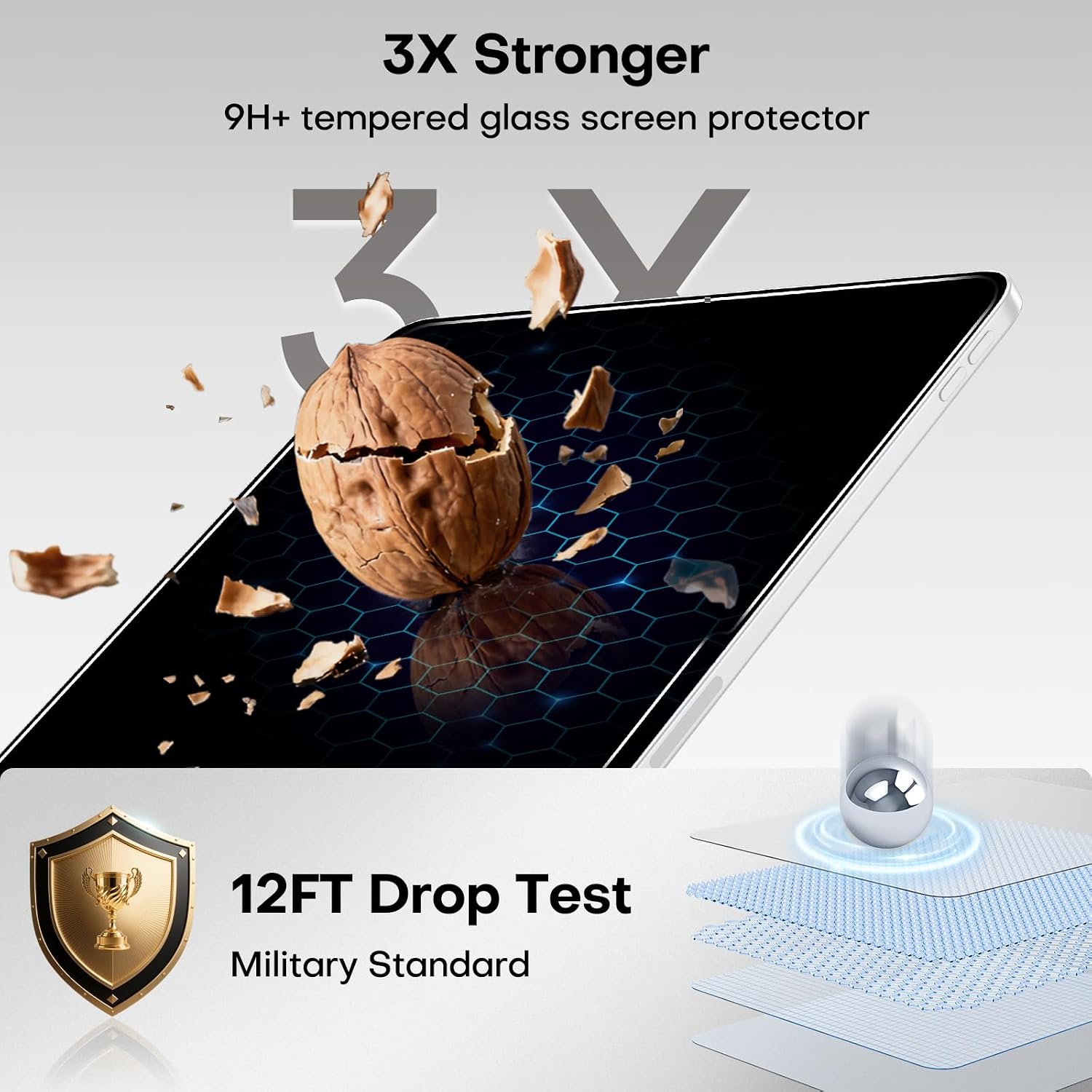 Thumbnail 4 de OMOTON iPad Pro 13 privacy screen 2 pack