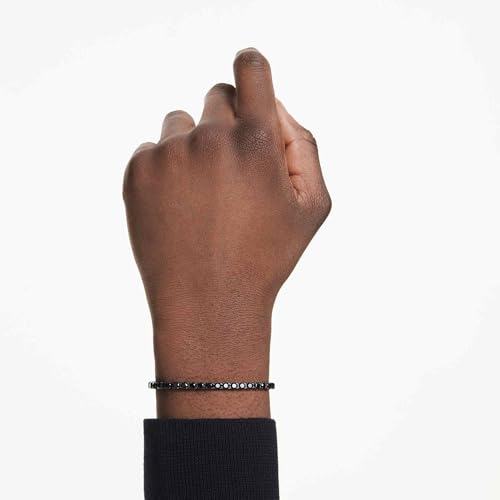 Thumbnail 6 de Swarovski Pulsera Tennis Matrix pulsera Negra talla redonda