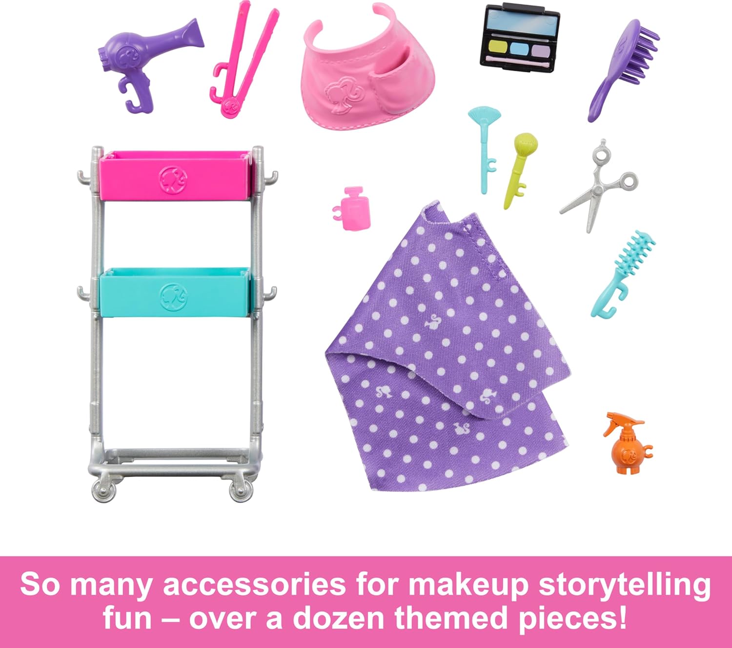 Thumbnail 4 de Barbie HNK95 Poupée styliste Malibu avec 14 accessoires