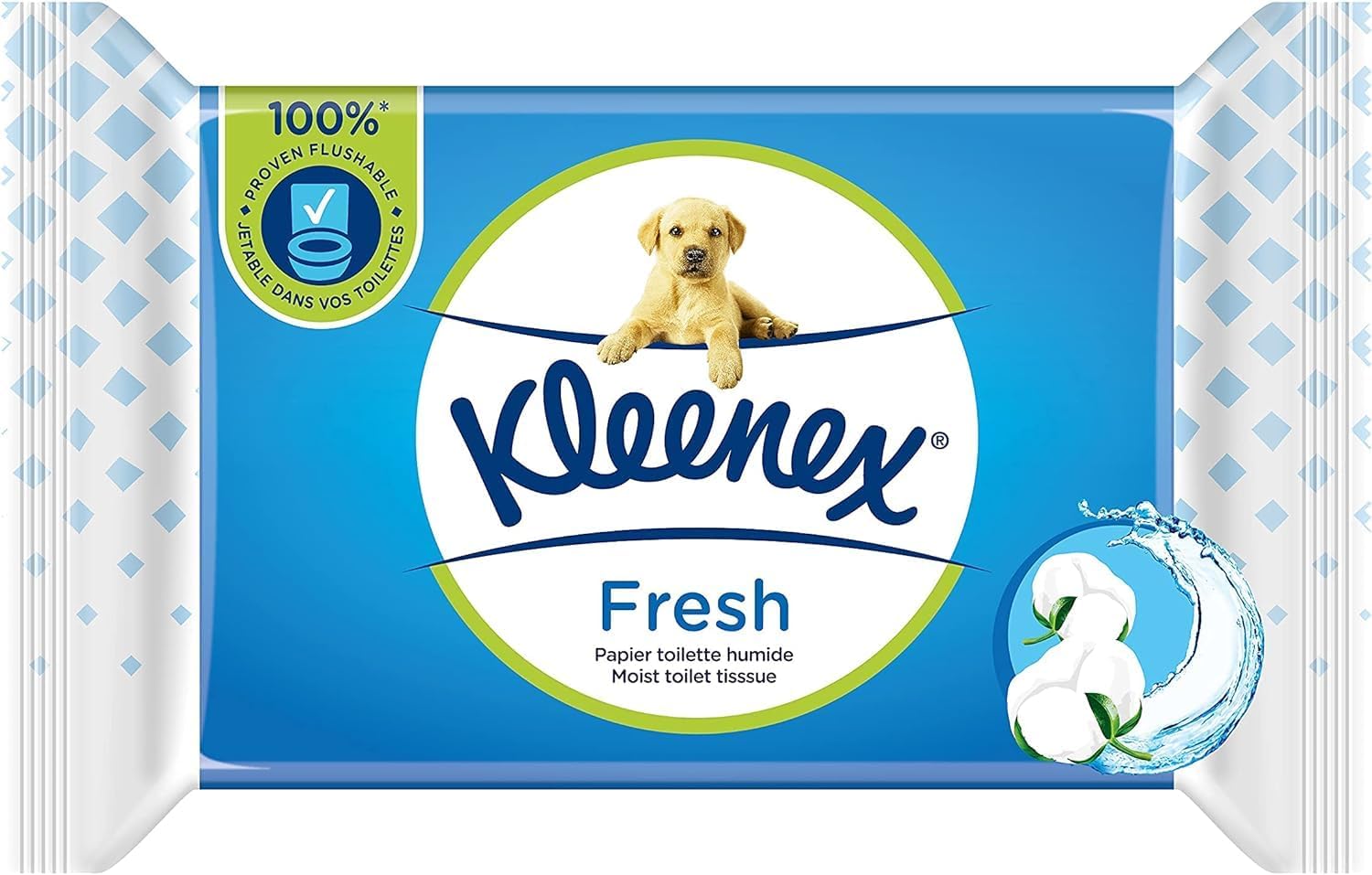 Detalle de Kleenex® Papier Toilette Humide Fresh – 12 paquets de 42 feuilles