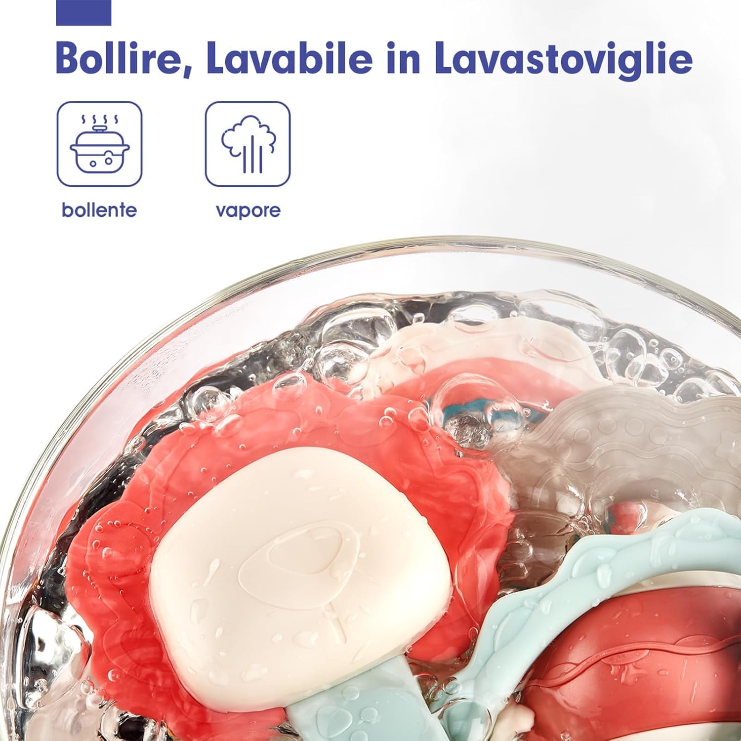 Thumbnail 6 de hahaland Sonaglio Neonato 0-3 Mesi, set da 10 pezzi con massaggiagengive (senza BPA)