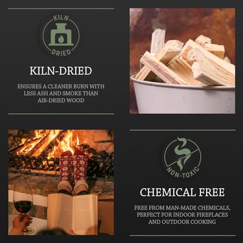 Thumbnail 3 de Log Barn Kiln-Dried Kindling Wood for Wood Burner – approx 10kg, 4 x 15l bag by Log-Delivery