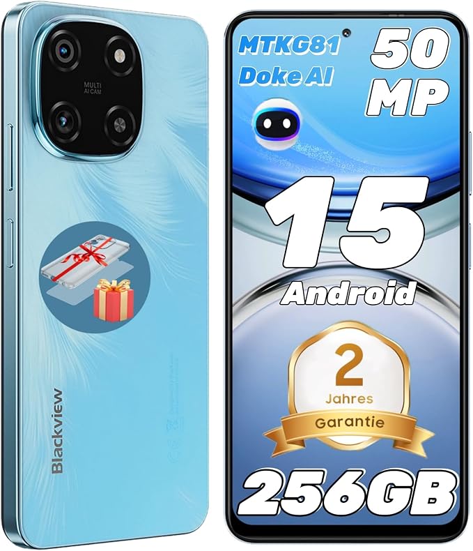Imagen de Blackview Color6 Smartphone 24GB/256GB Celestial Blue en OfertitasTOP