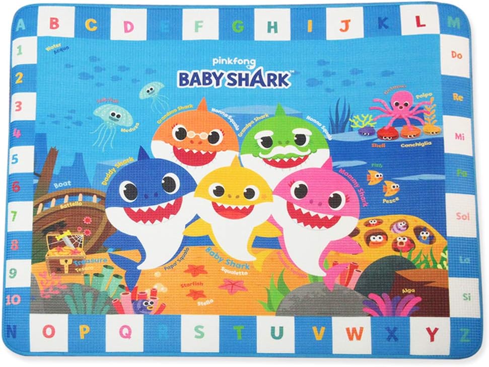 Thumbnail 1 de ODS 48801 Baby Shark mata dziecięca 150 × 120 cm, grubość 7 mm