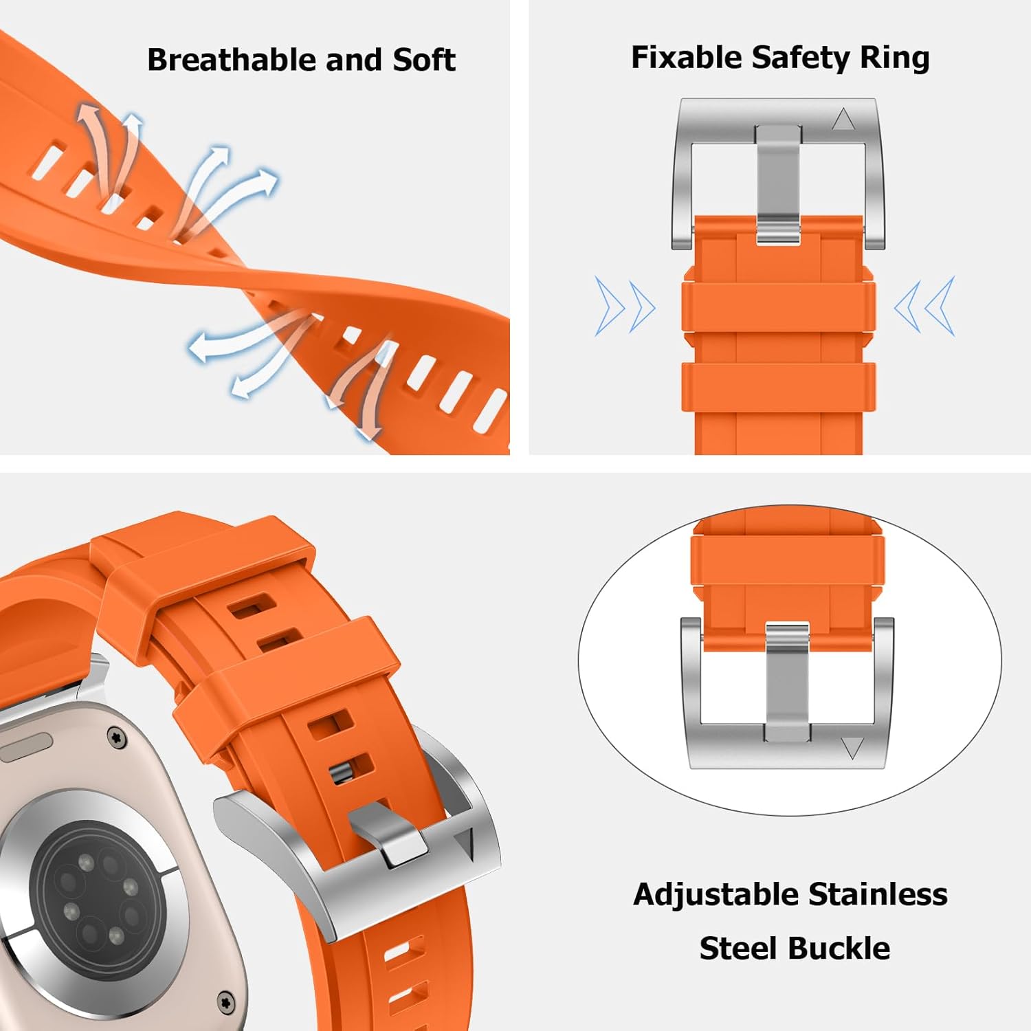 Thumbnail 3 de Anlinser Apple Watch sport strap 49mm