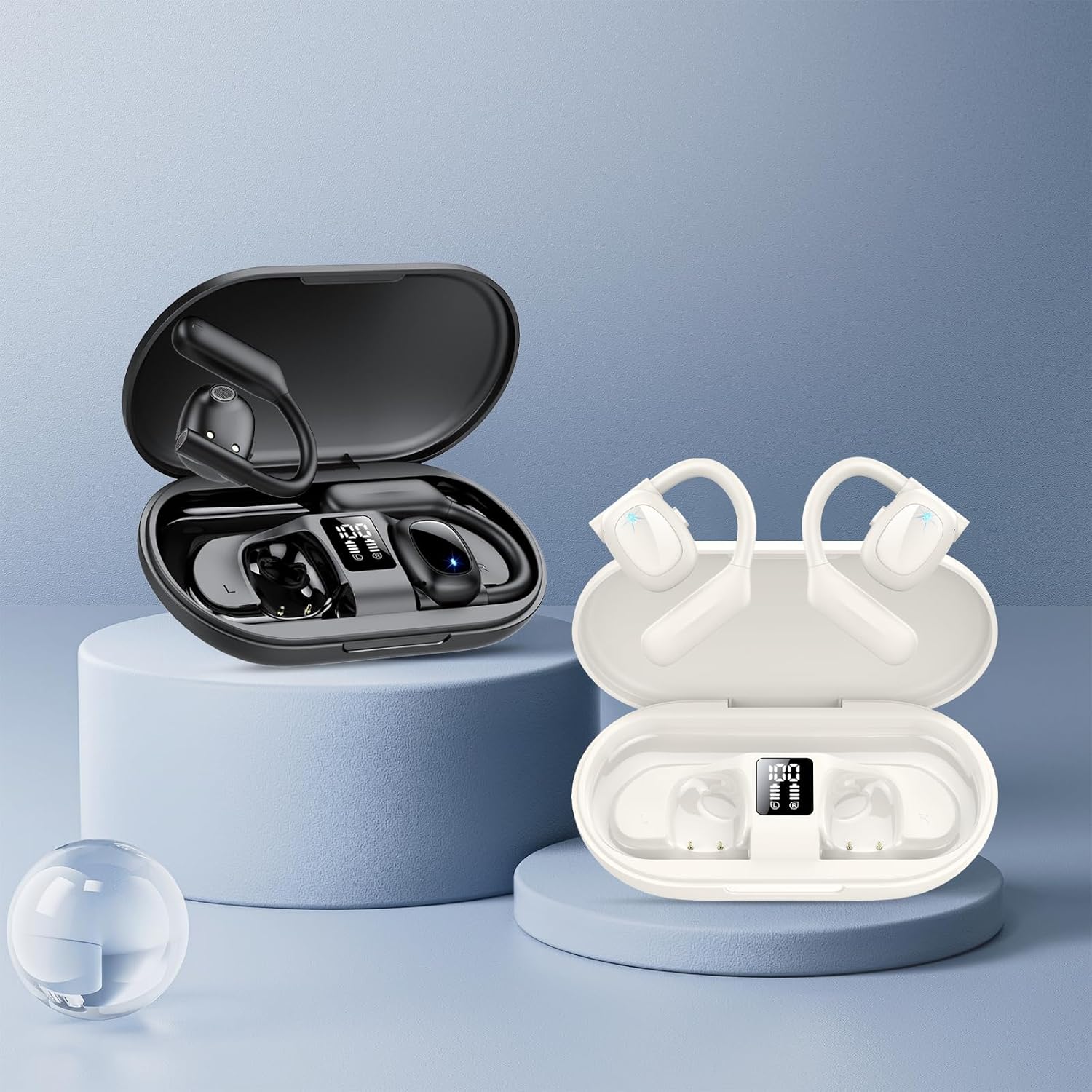Thumbnail 6 de Hendari Open Ear Headphones with Air Conduction and Bluetooth 5.3