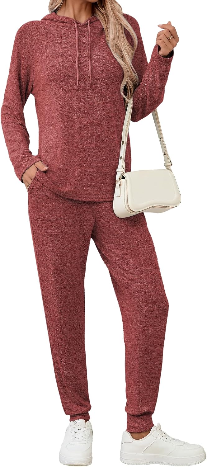 Thumbnail 6 de Famulily Long Sleeve Women’s Tracksuit Set with Drawstring Hoodie & Elastic Jogger Pants (S–XXL)