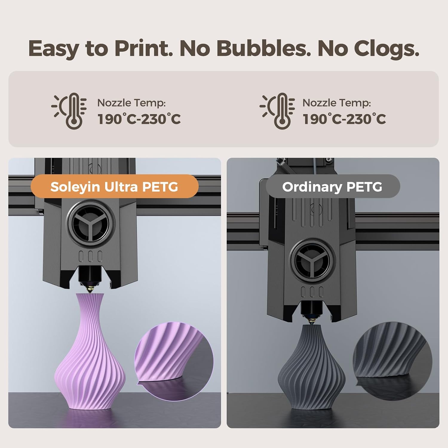 Thumbnail 2 de SOLEYIN PETG 1,75 mm Beige