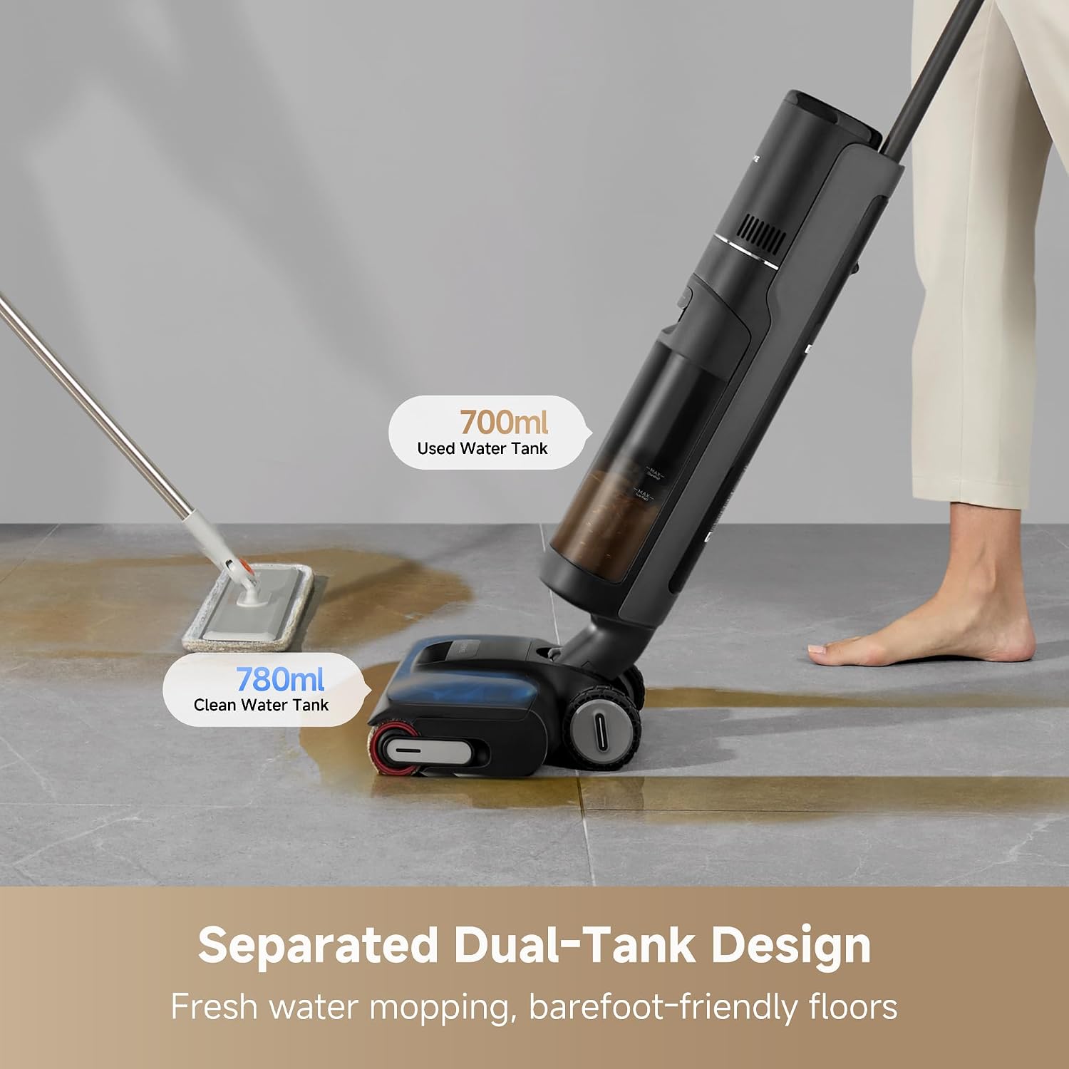 Detalle 2 de Dreame H12 Pro Gen2 Wet-Dry Vacuum and Mop with Edge Cleaning