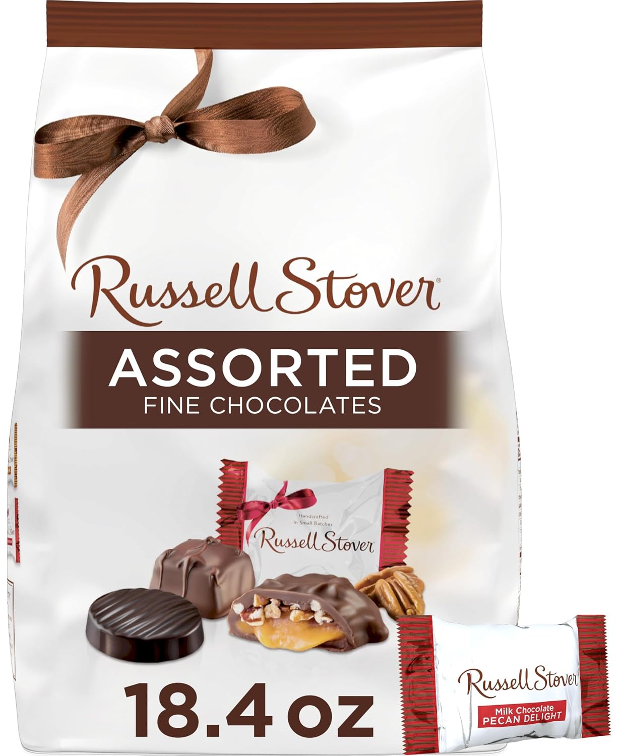 Detalle de Russell Stover 9795 Assorted Chocolates, 18.4 oz Bag, 4 Varieties