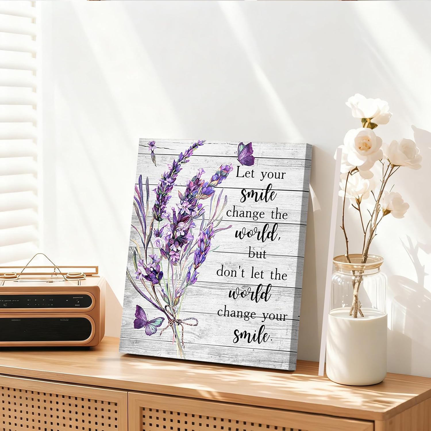 Thumbnail 4 de Alptiny Wandbild mit Rahmen 30×40 cm – Blumen & Natur Leinwandbild für Wohnzimmer, Schlafzimmer, Küche & Büro