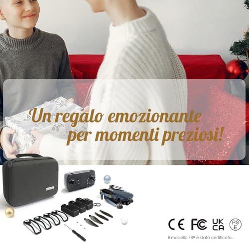 Thumbnail 6 de CHUBORY Drone con Telecamera 4K HD per Principianti — 84 Minuti di Volo, 800 m di Portata e Funzioni Intelligenti