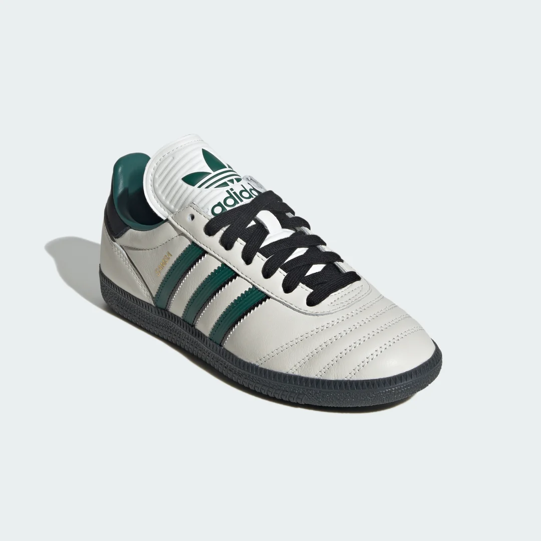 Detalle de Adidas Samba JP infantil en blanco: qué tener en cuenta antes de elegirla