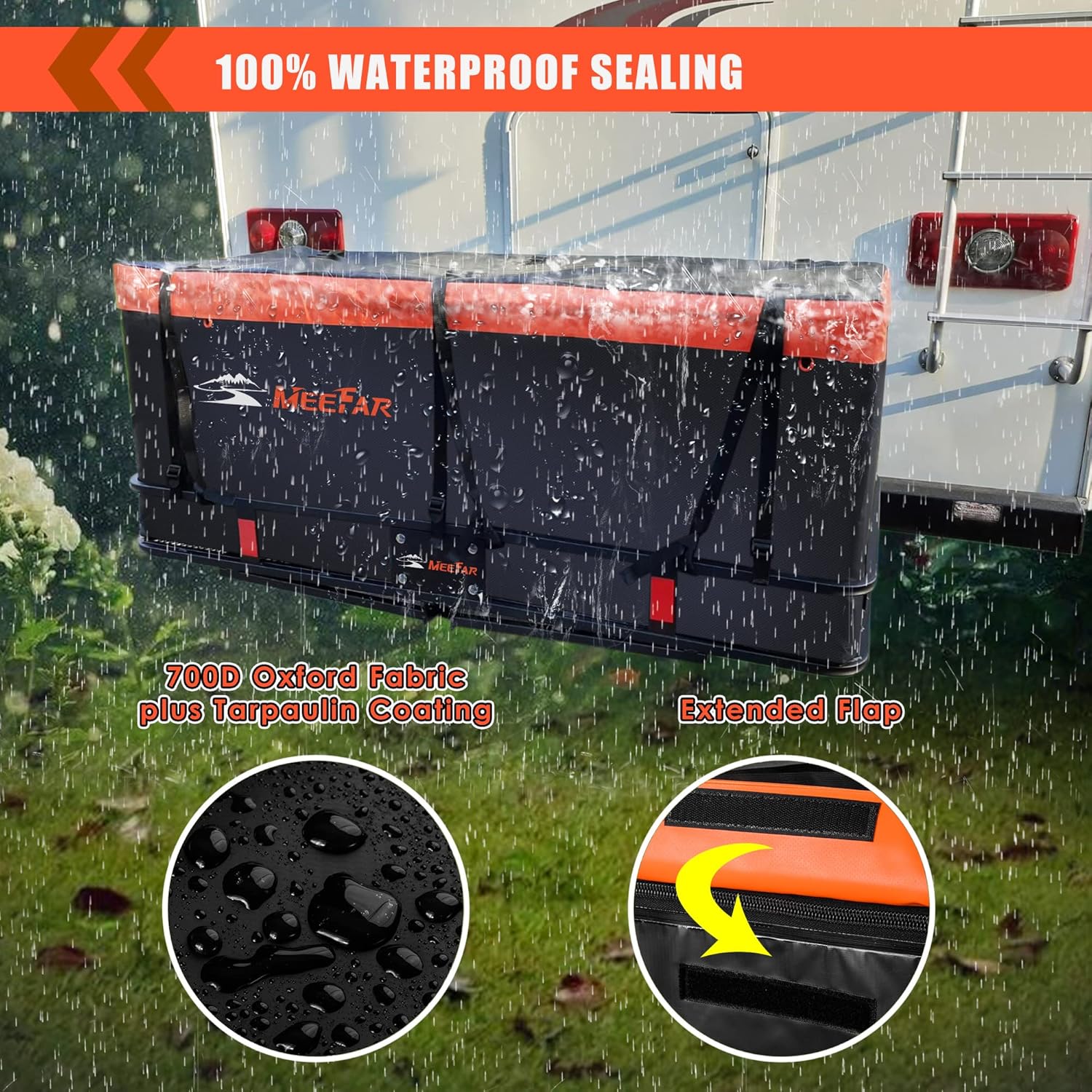 Thumbnail 6 de MeeFar Hitch Mount Carrier Bag 20 CuFt