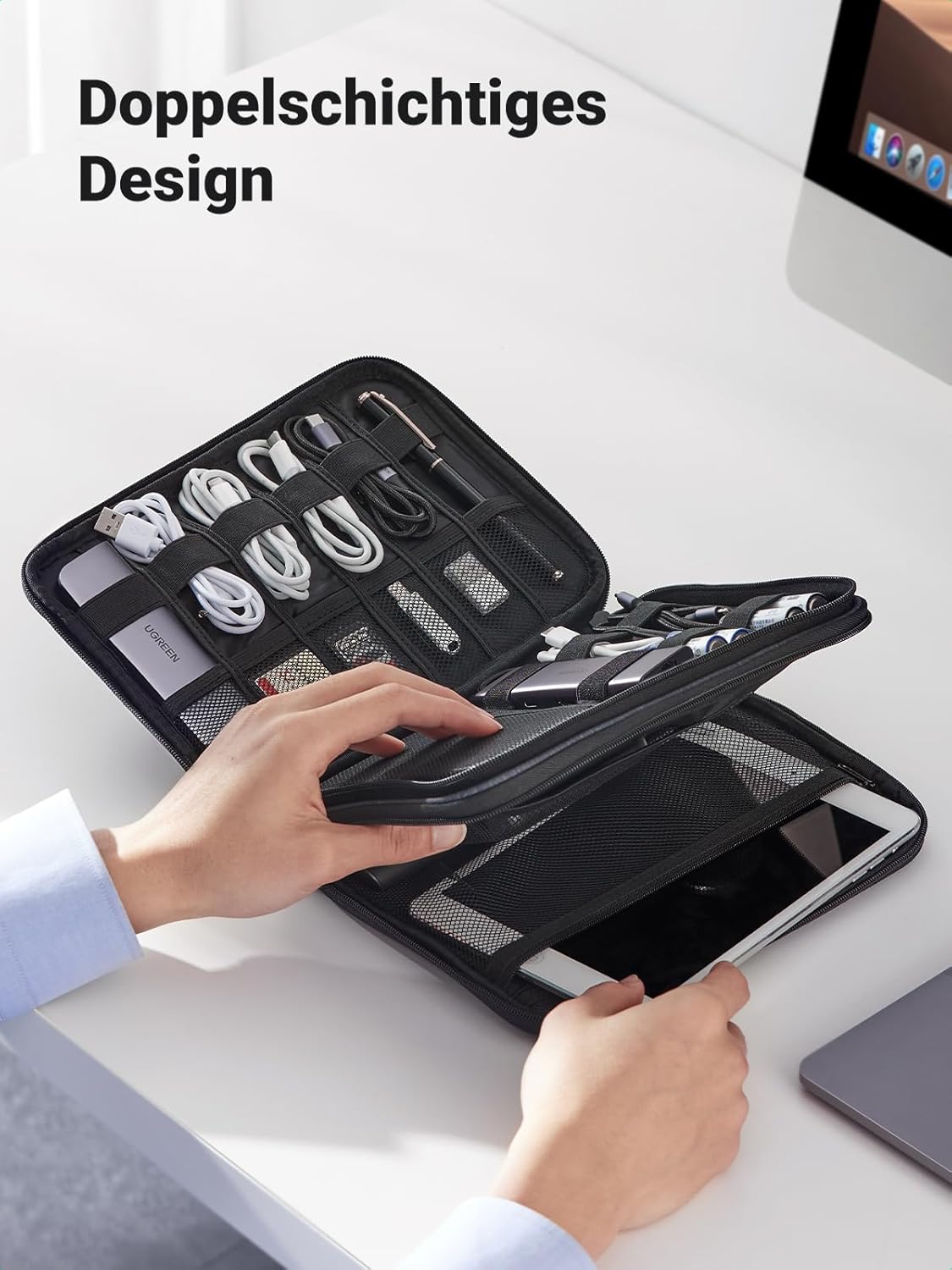 Thumbnail 4 de UGREEN Elektronik Reise-Organizer Tasche 24,5 cm