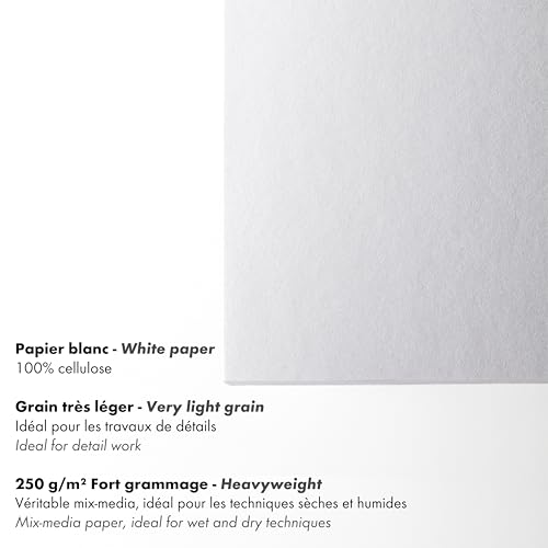 Thumbnail 3 de Bloc Collé PaintON Clairefontaine 96536C – 40 feuilles A3 📄