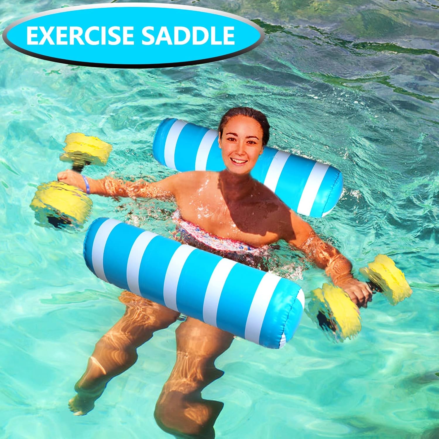 Detalle 2 de Inflatable Pool Floats Water Hammock 51