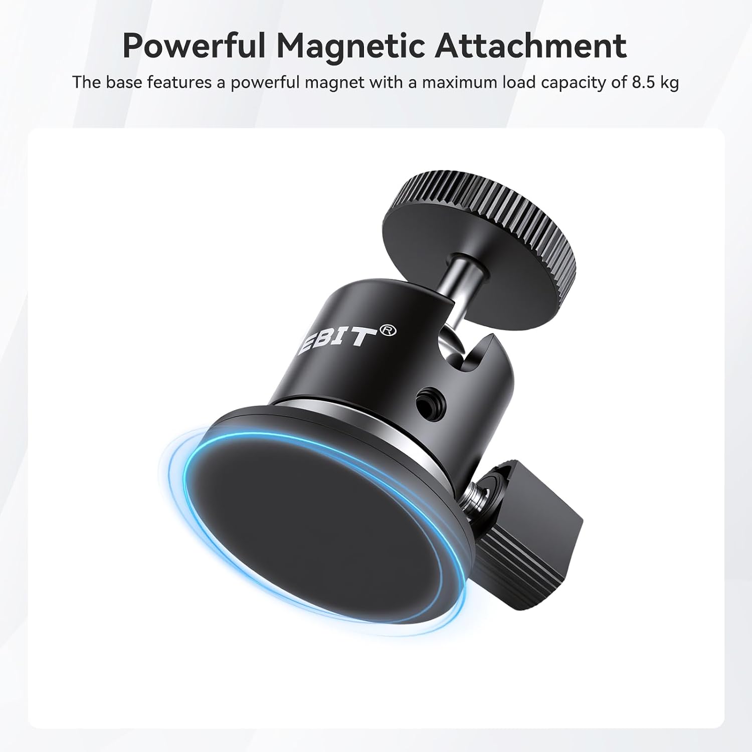 Detalle 2 de UTEBIT 43mm Magnetic Camera Mount with 360° Rotating Ball Head