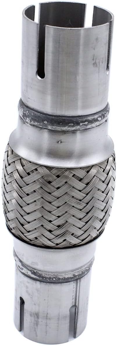 Thumbnail 1 de SHLPDFM Flexible Exhaust Pipe Clamp-on Flexi Tube Joint (45 x 100 / 210 mm) Stainless Steel Repair Set