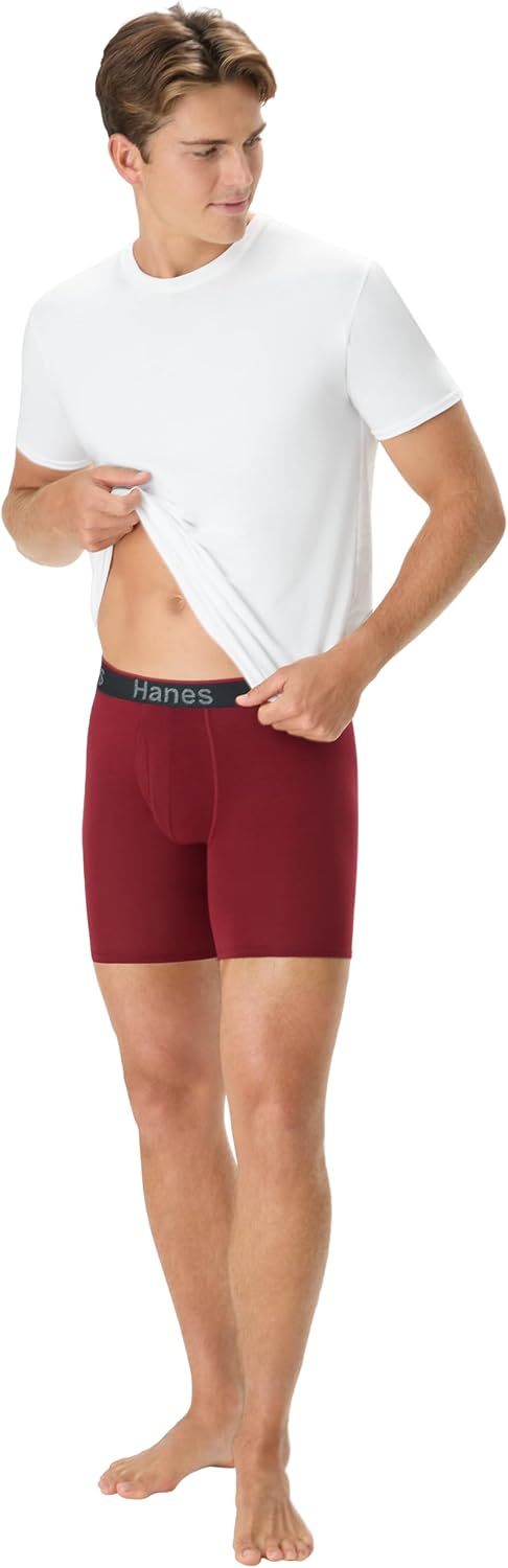 Thumbnail 6 de Hanes CFFST3 Total Support Pouch Boxer Briefs, 3-Pack, 6-Inch Inseam