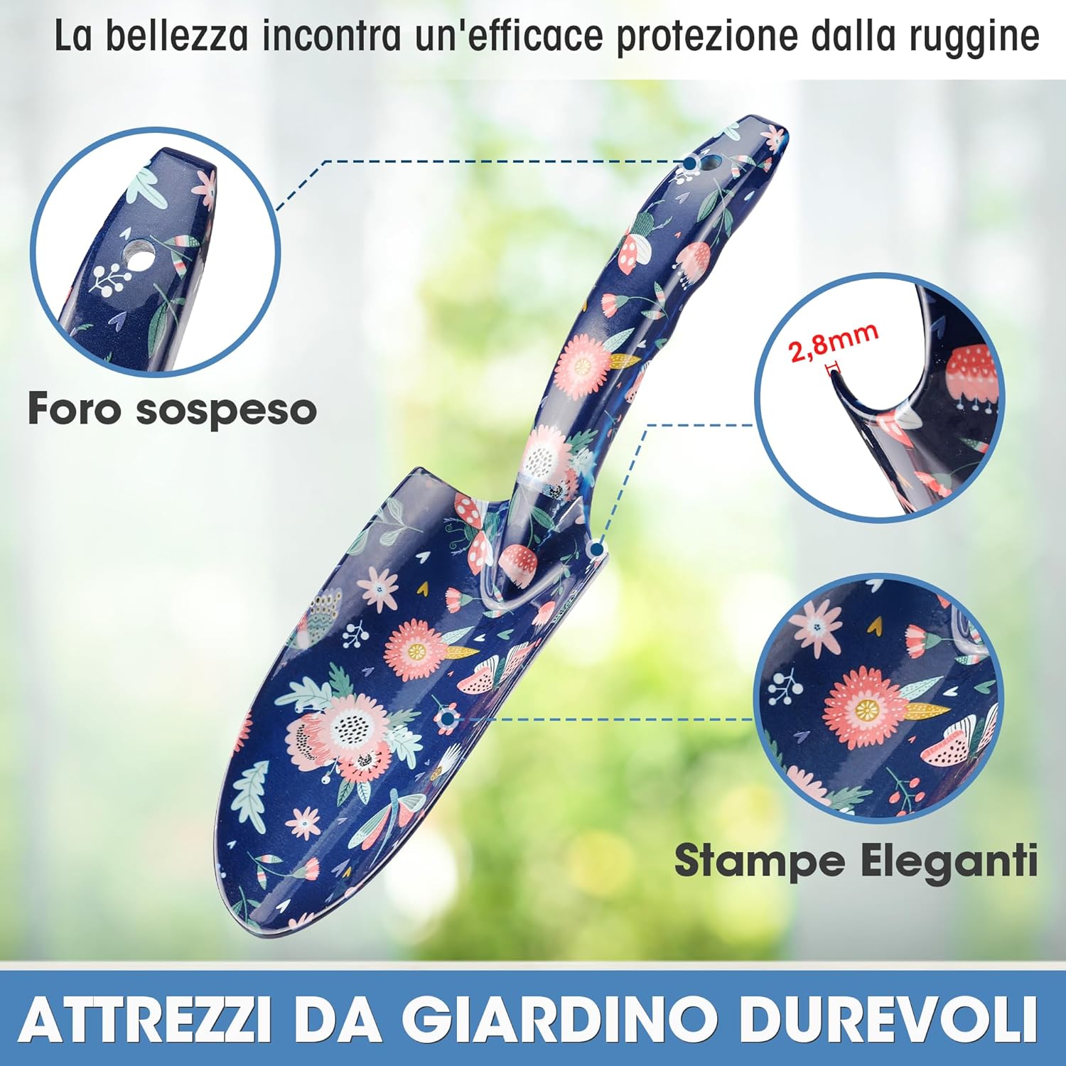 Thumbnail 3 de WORKPRO set di attrezzi da giardino da 4 pezzi con guanti, cesoie e pala – con scatola regalo