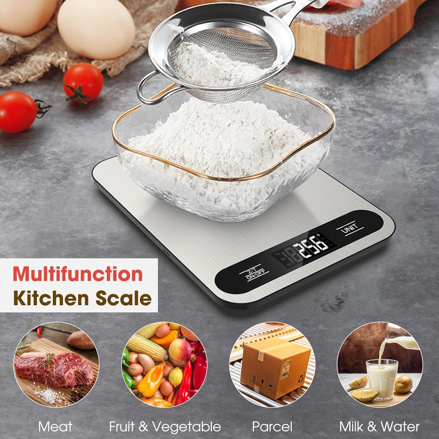Thumbnail 6 de Mik-Nana Food Scale with LCD Display 22 lb Capacity 📏