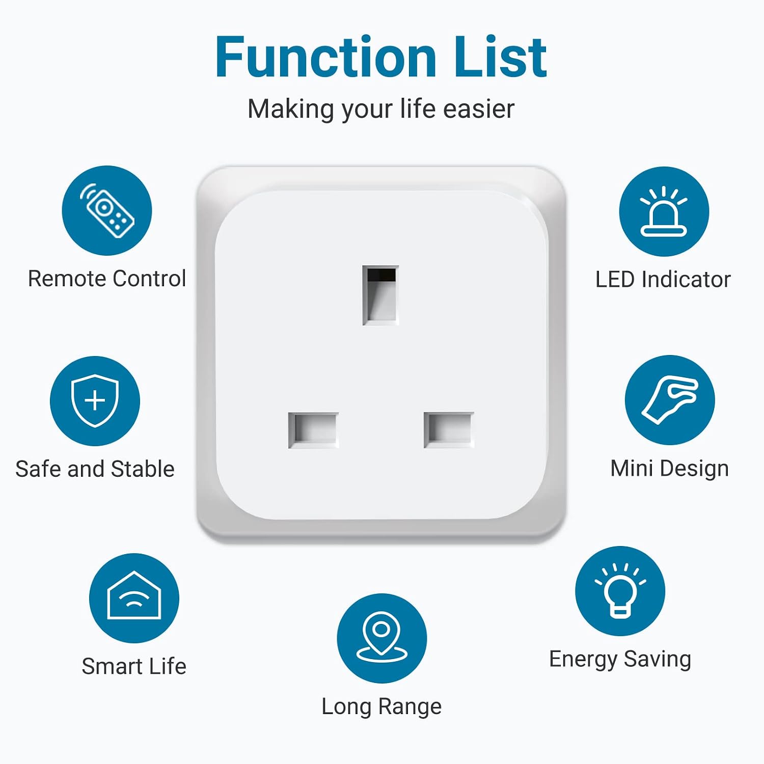 Detalle 2 de Remote Control Plug Socket 40m range