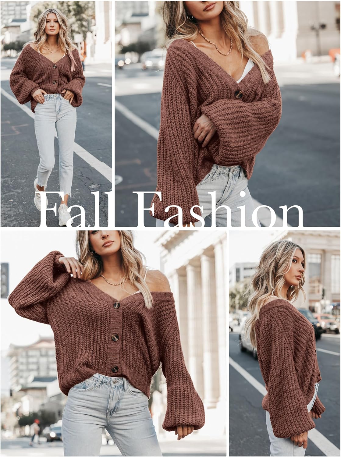 Thumbnail 6 de PRETTYGARDEN Women's Chunky Knit Open Front Cardigan: Cozy, Oversized Style for Everyday