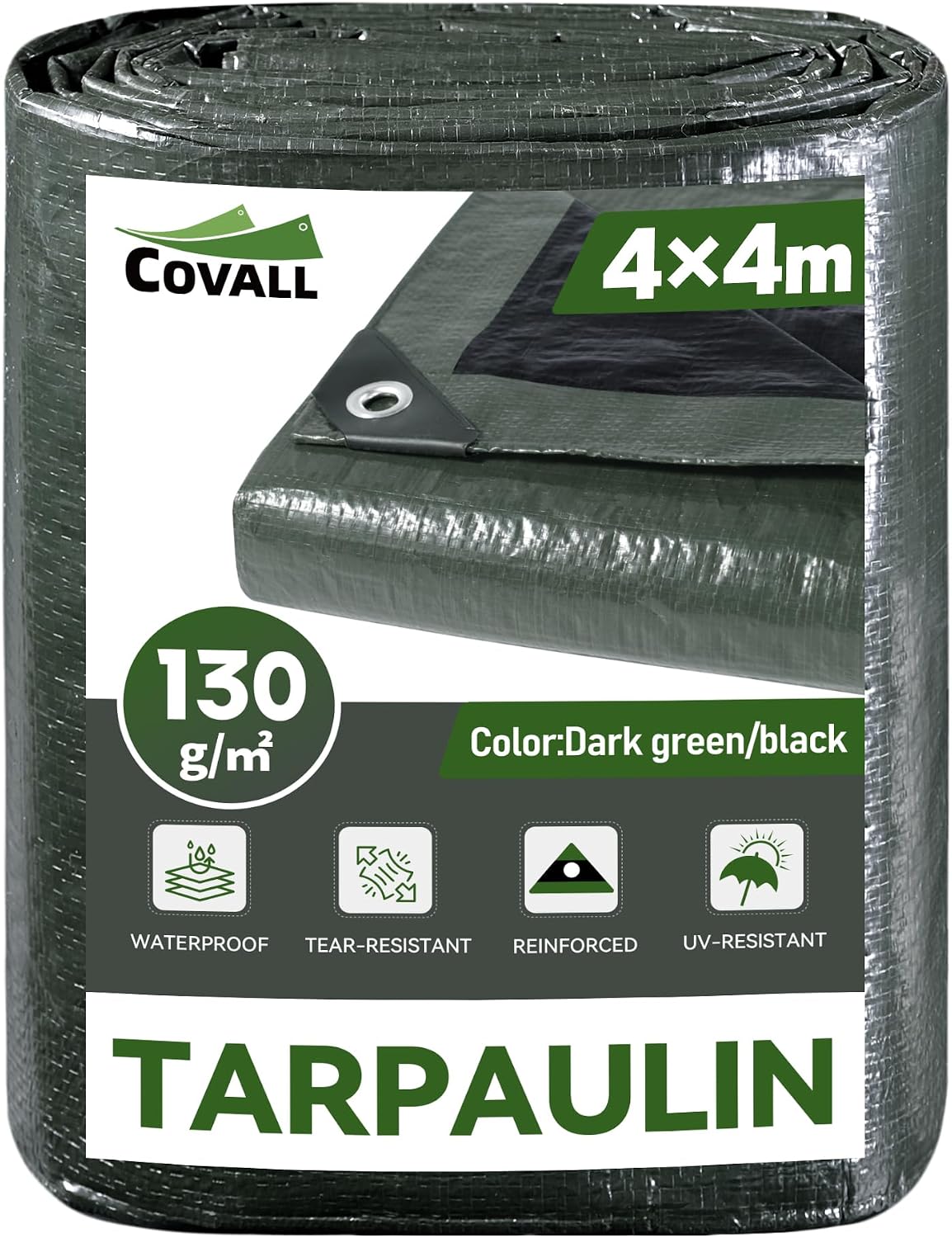 Detalle de Covall Tarpaulin 4x4m waterproof tarp