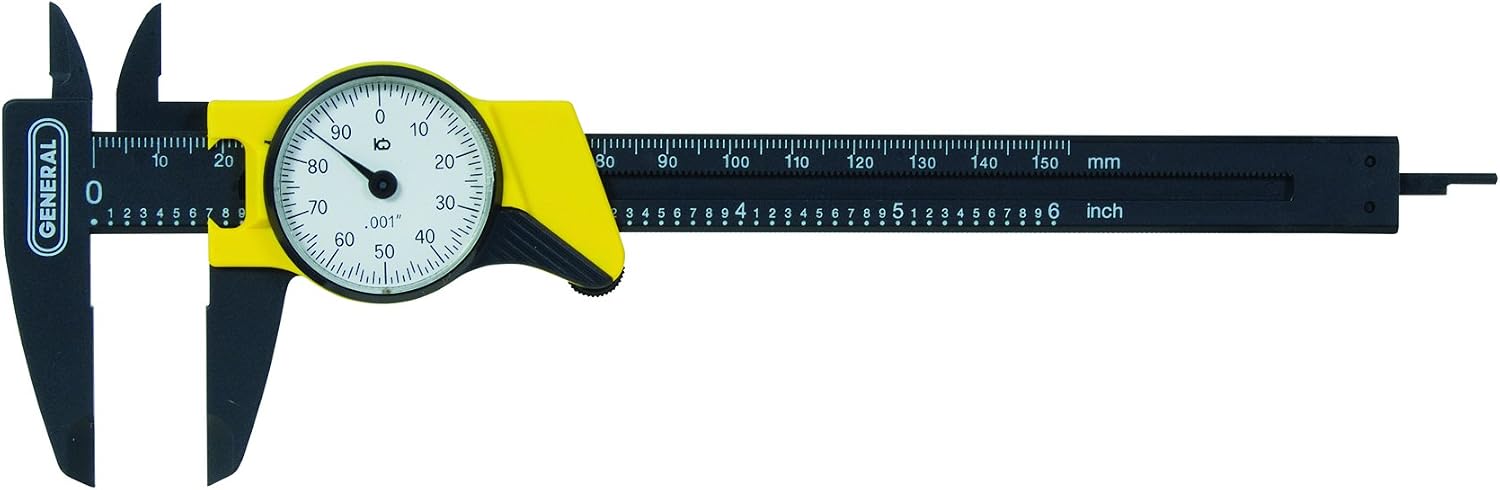 Detalle de General Tools & Instruments Plastic Metric Dial Caliper 144MM