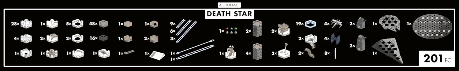 Detalle de Ravensburger GraviTrax Star Wars Death Star – Action Starter Set (190 pieces)