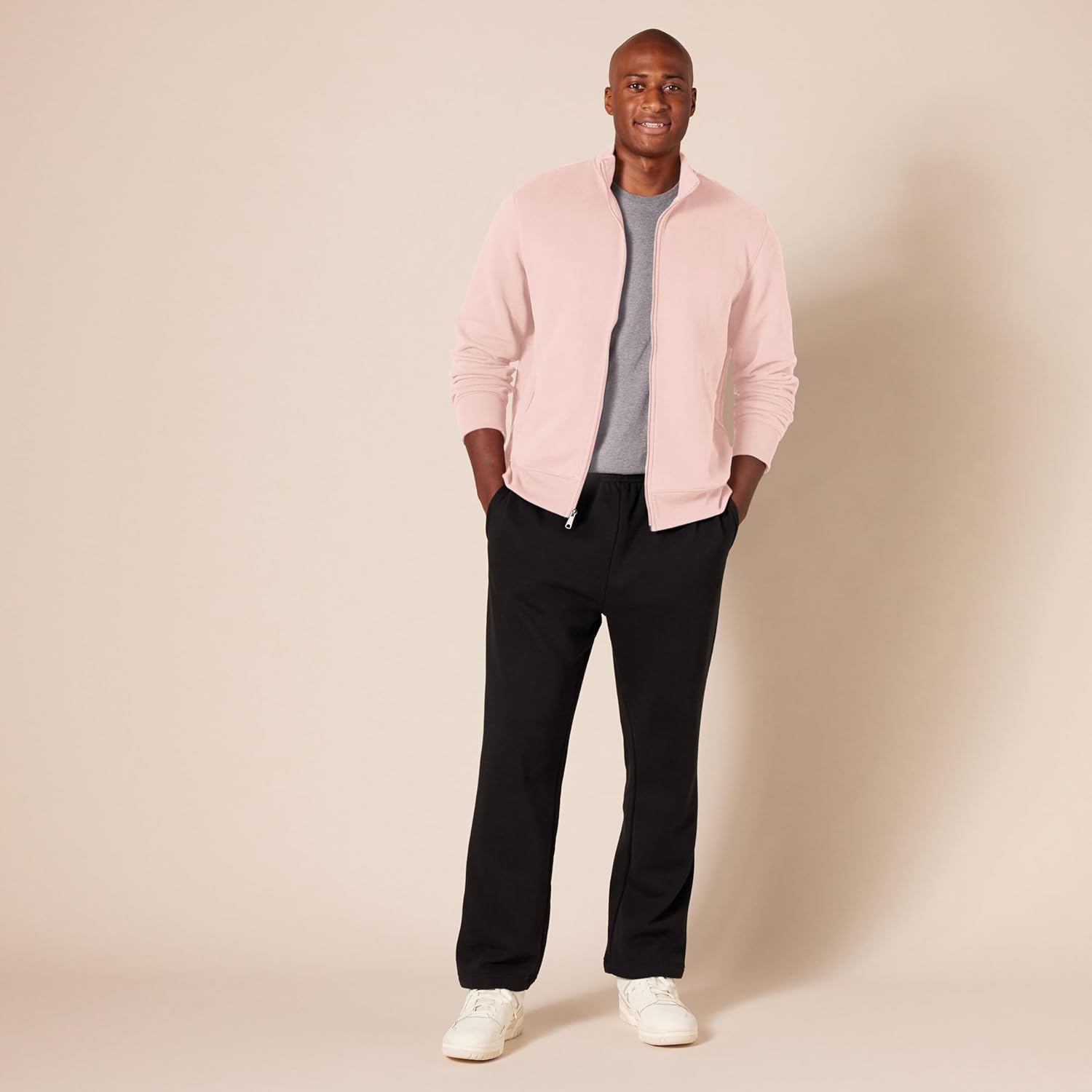 Thumbnail 6 de Amazon Essentials men’s fleece zip-up mock neck sweatshirt (mid-weight, regular fit)