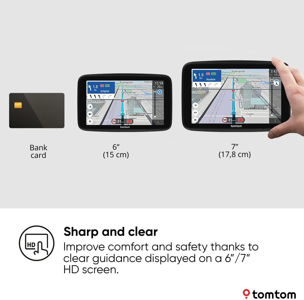 Thumbnail 3 de TomTom Truck Sat Nav GO Expert Plus Premium Pack (7-inch HD, large-vehicle routing, TomTom Traffic, WiFi updates) – NEW software