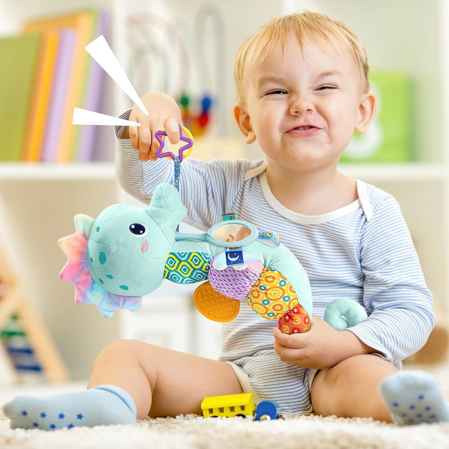 Detalle de LIGHTDESIRE Musical Plush Seahorse